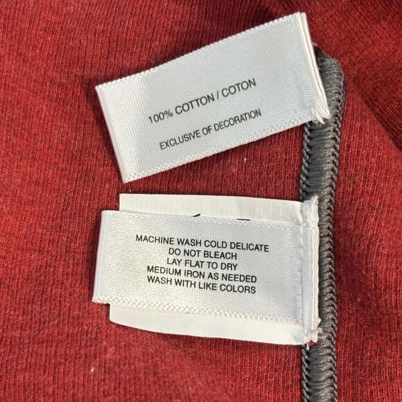 Ole Miss Rebels Sweater Mens Medium Red Football 1/4 Zip Pullover Cutter & Buck - Picture 8 of 9